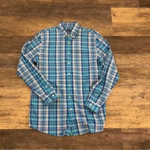 Vineyard Vines Button down Shirt XL Boys beautiful for Easter